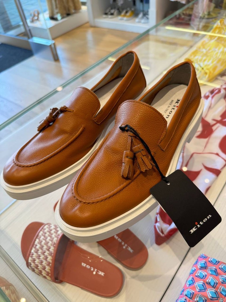 KITON Moccasins side view - Men's luxury Shoes