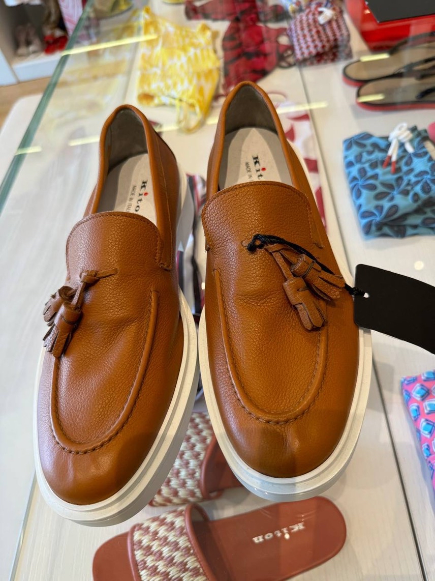 KITON Moccasins side view - Men's luxury Shoes