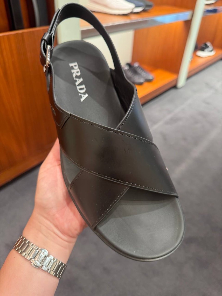 PRADA Sandals side view - Men's luxury Shoes