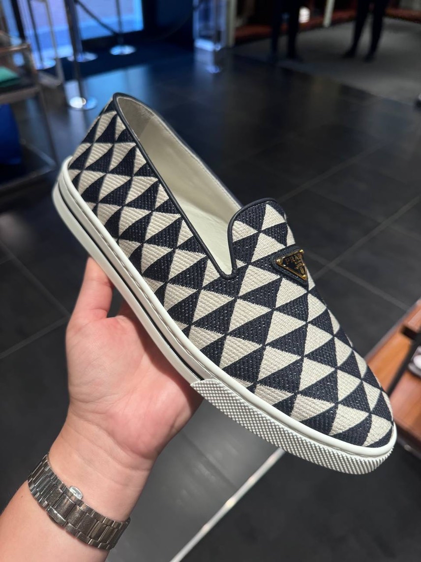 PRADA Espadrilles front view - Men's luxury Shoes