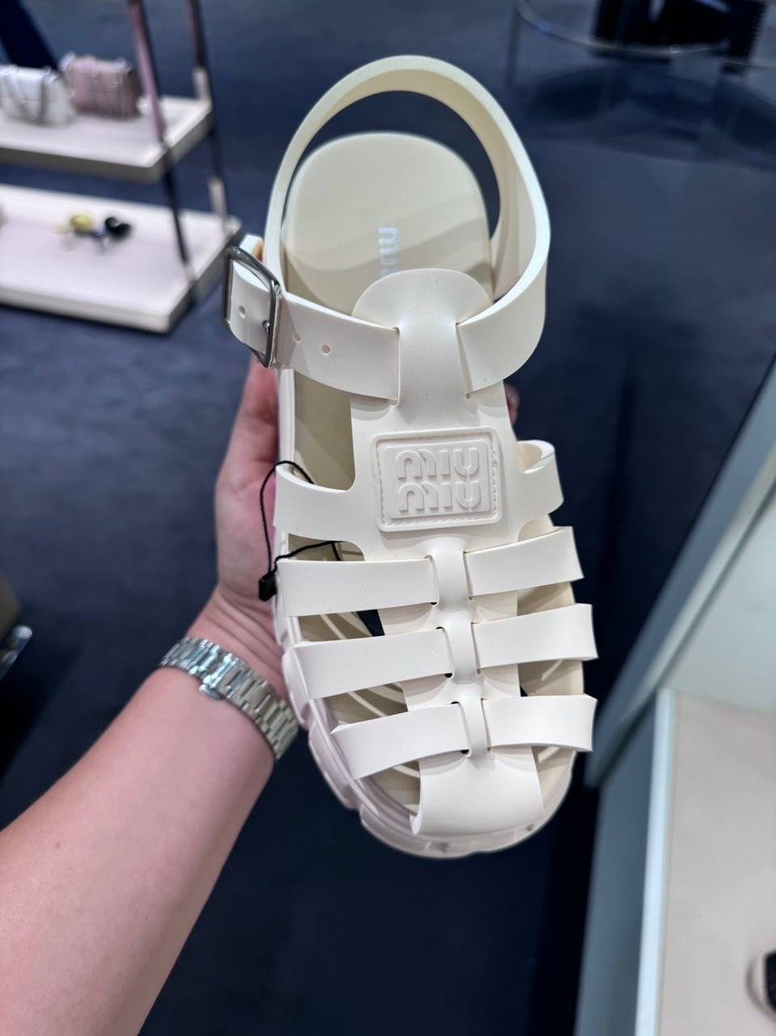 MIU MIU Sandals side view - Women's luxury Shoes