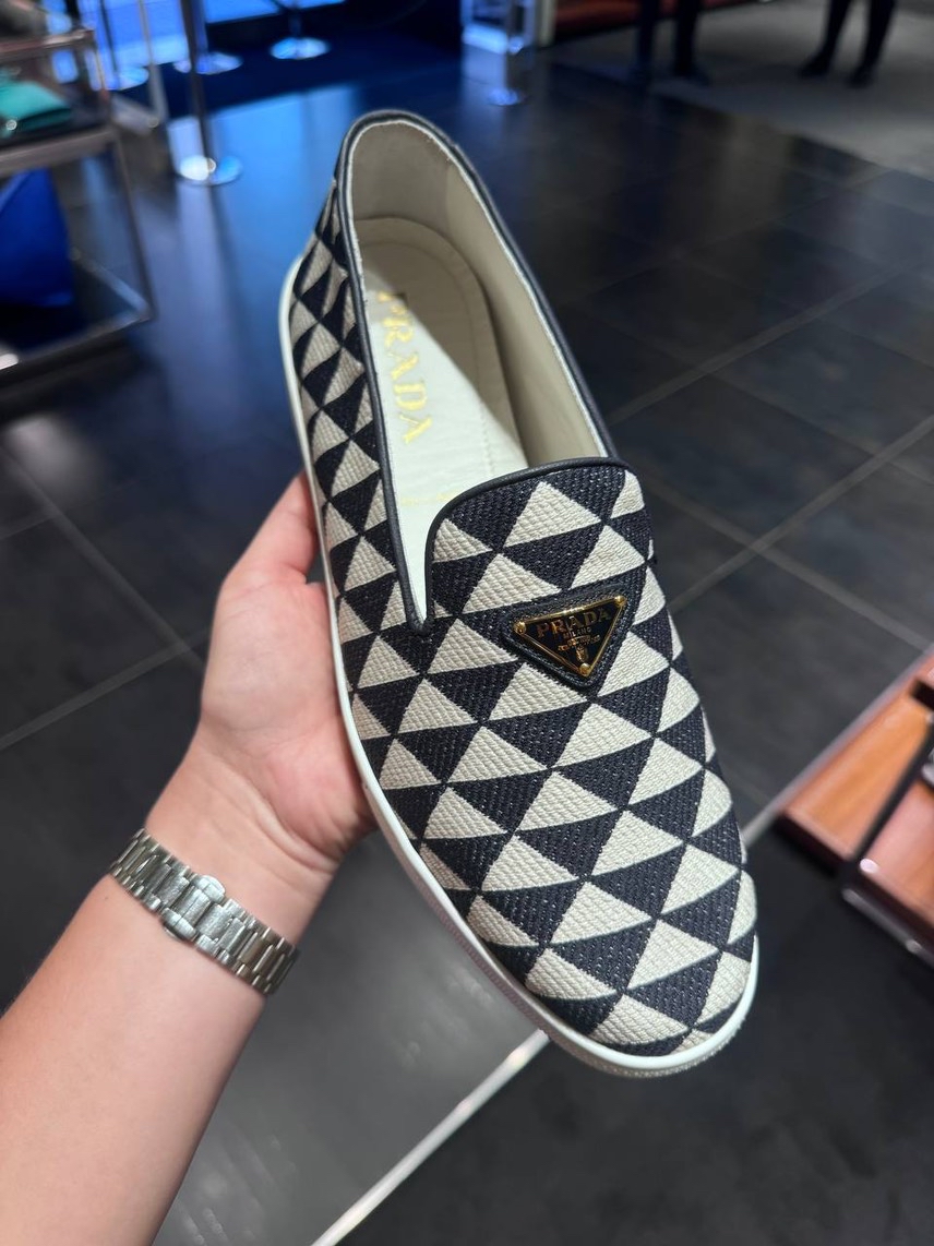 PRADA Espadrilles side view - Men's luxury Shoes