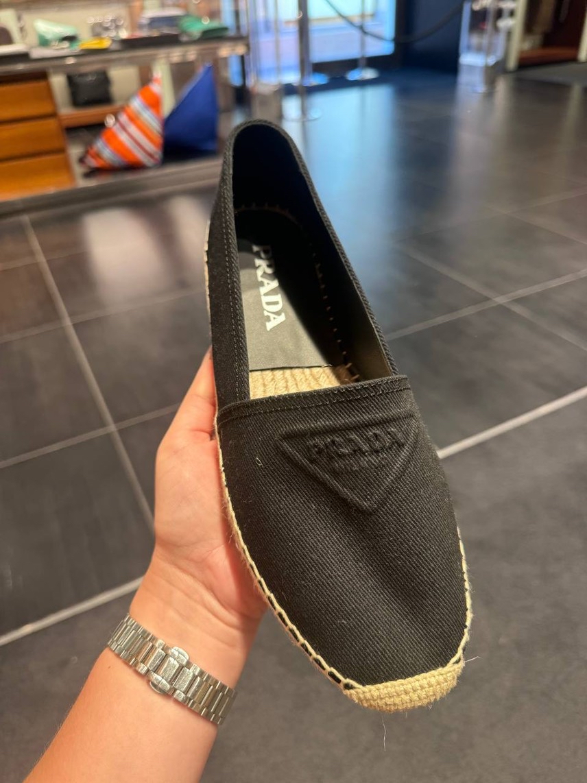 PRADA Espadrilles side view - Men's luxury Shoes