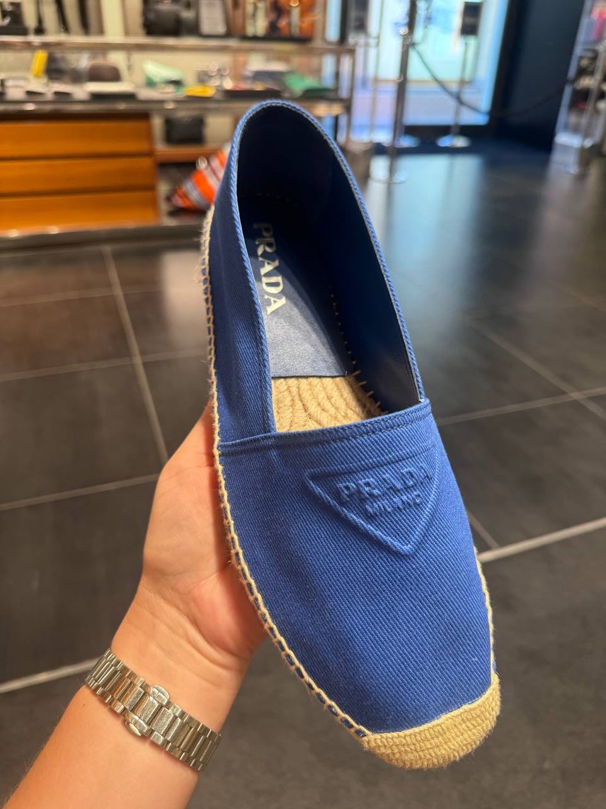 PRADA Espadrilles side view - Men's luxury Shoes
