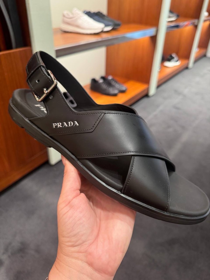PRADA Sandals front view - Men's luxury Shoes