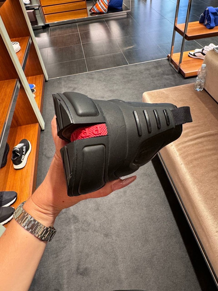 PRADA Sneakers side view - Men's luxury Shoes