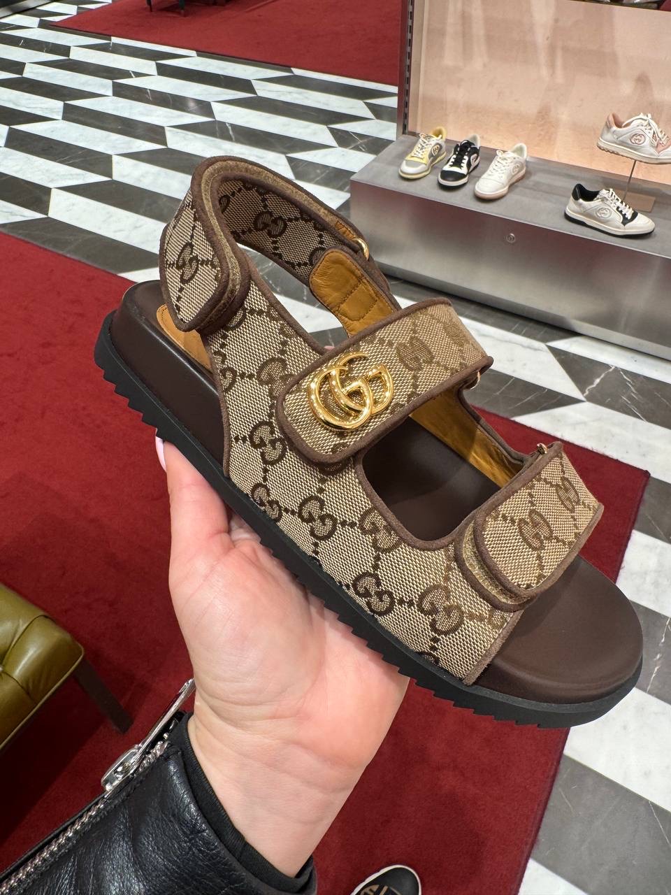 GUCCI Sandals front view - Women's luxury Shoes
