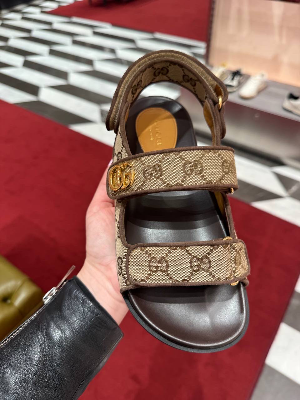 GUCCI Sandals side view - Women's luxury Shoes