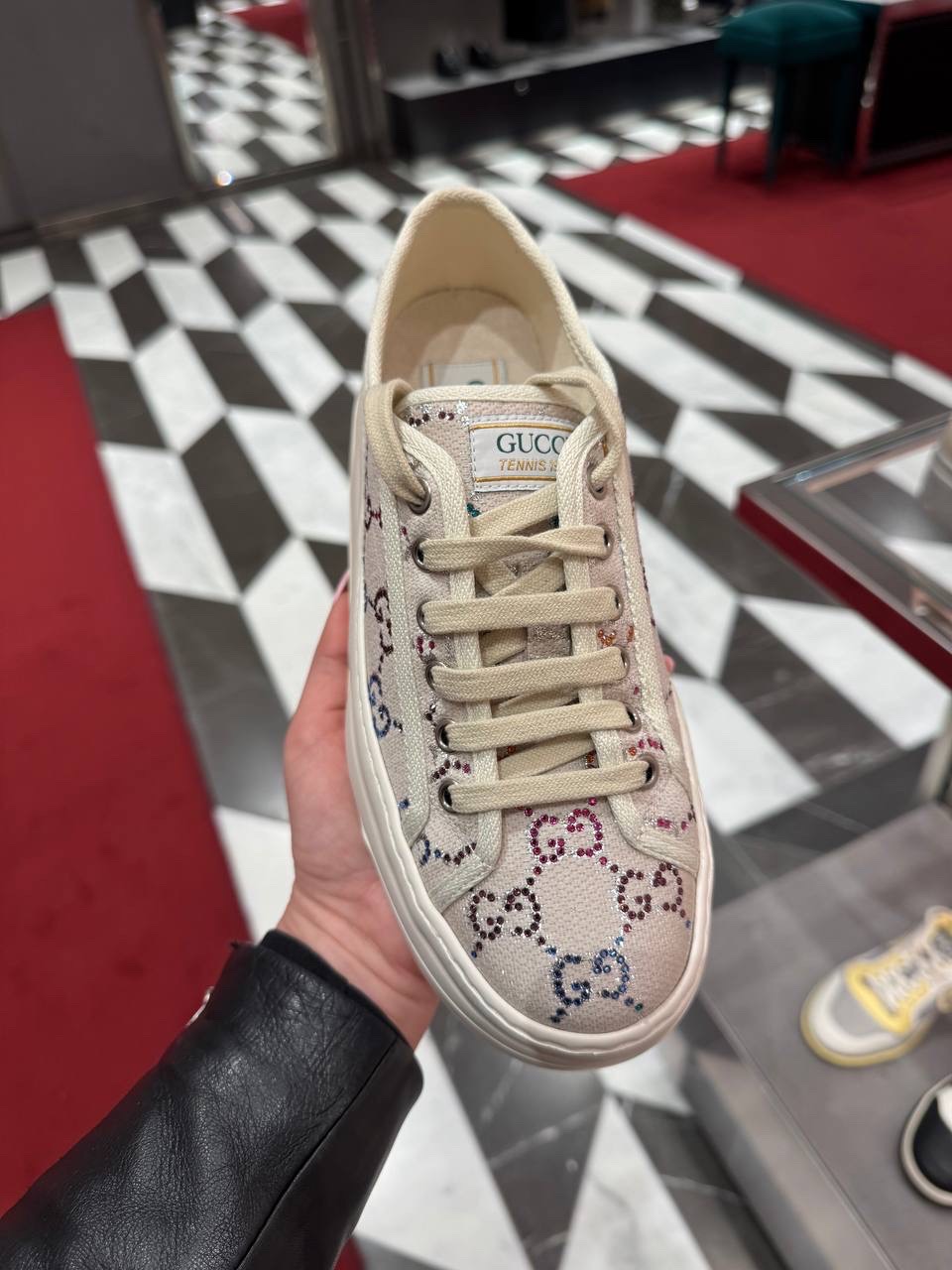 GUCCI Sneakers side view - Women's luxury Shoes