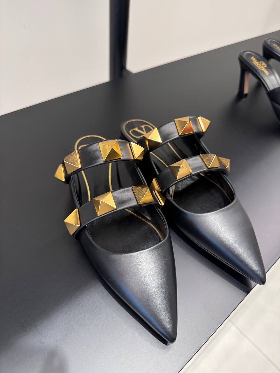VALENTINO GARAVANI Slides side view - Women's luxury Shoes