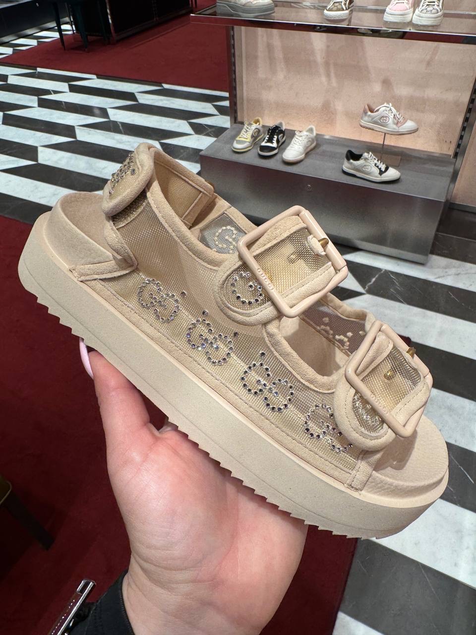 GUCCI Sandals front view - Women's luxury Shoes