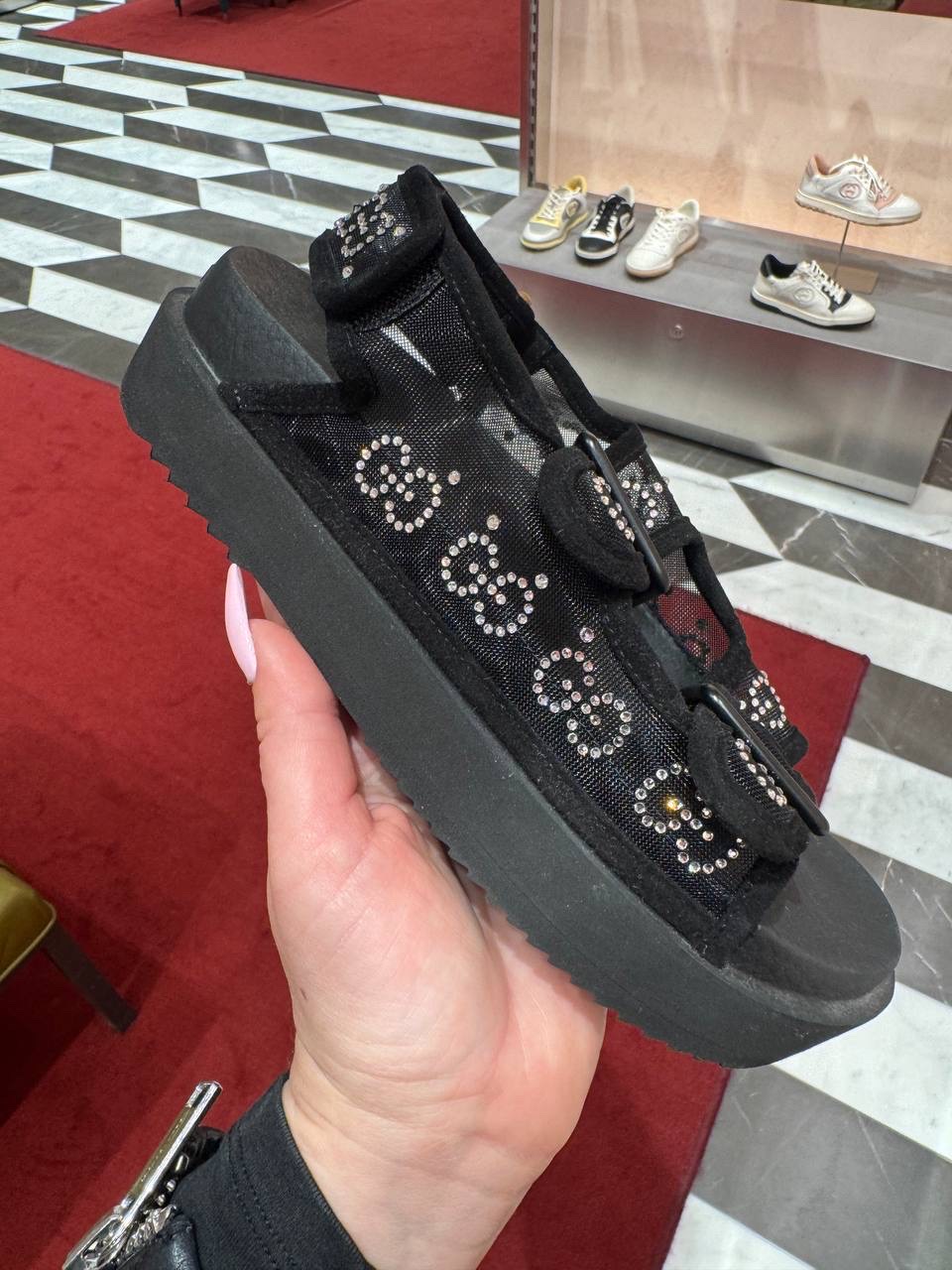 GUCCI Sandals front view - Women's luxury Shoes