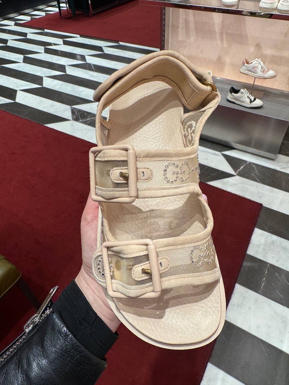 GUCCI Sandals side view - Women's luxury Shoes
