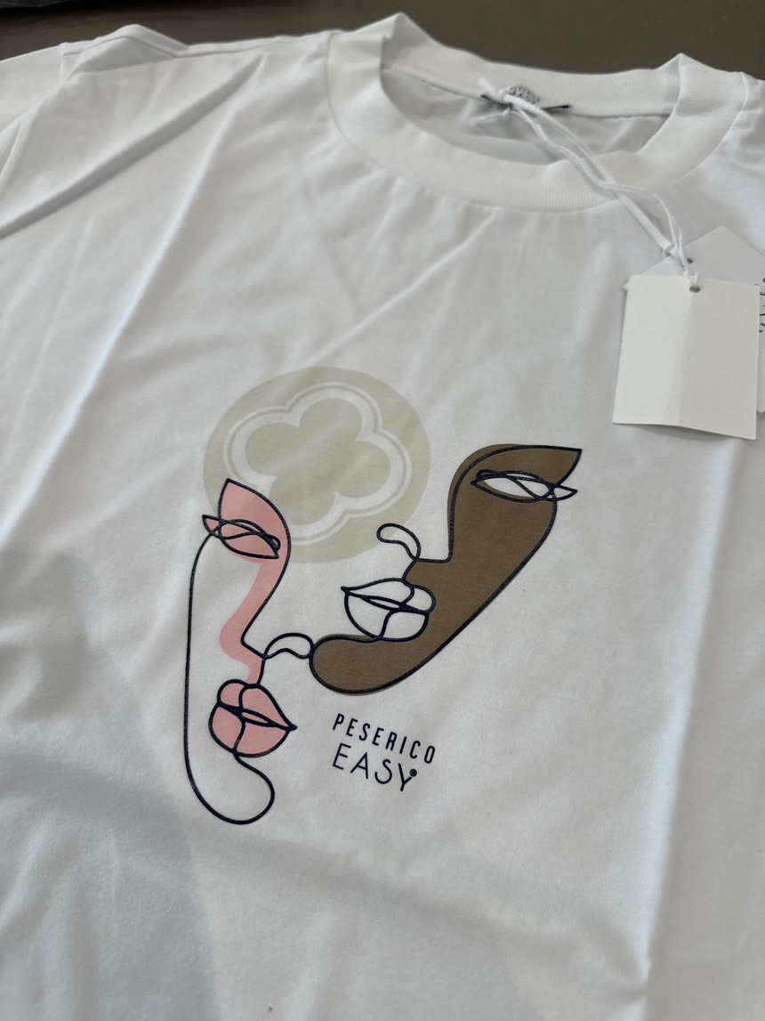PESERICO T-shirt and Polo side view - Women's luxury Clothes