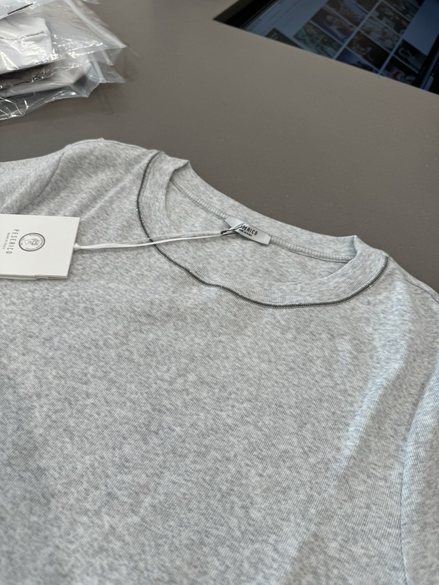 PESERICO T-shirt and Polo side view - Women's luxury Clothes