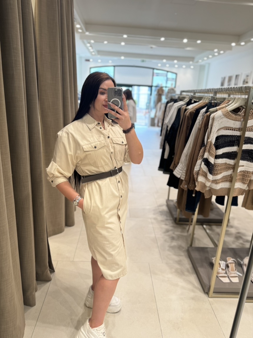 PESERICO Dresses side view - Women's luxury Clothes