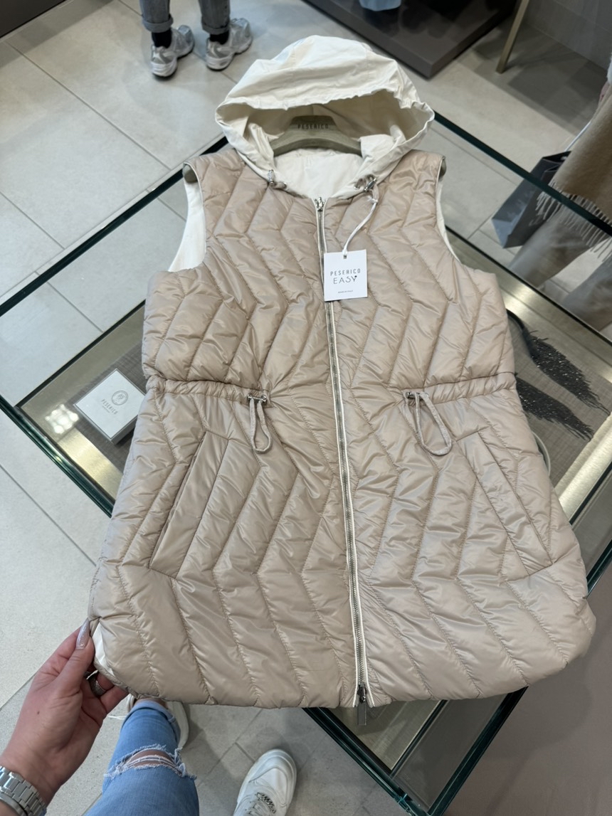 PESERICO Gilets front view - Women's luxury Clothes