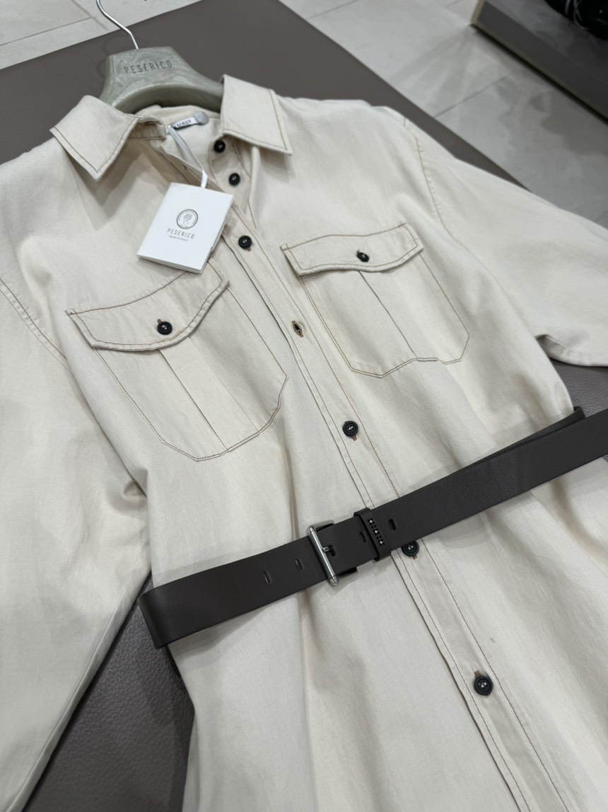 PESERICO Dresses side view - Women's luxury Clothes