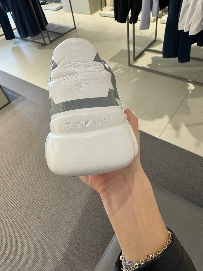 EMPORIO ARMANI Sneakers side view - Women's luxury Shoes