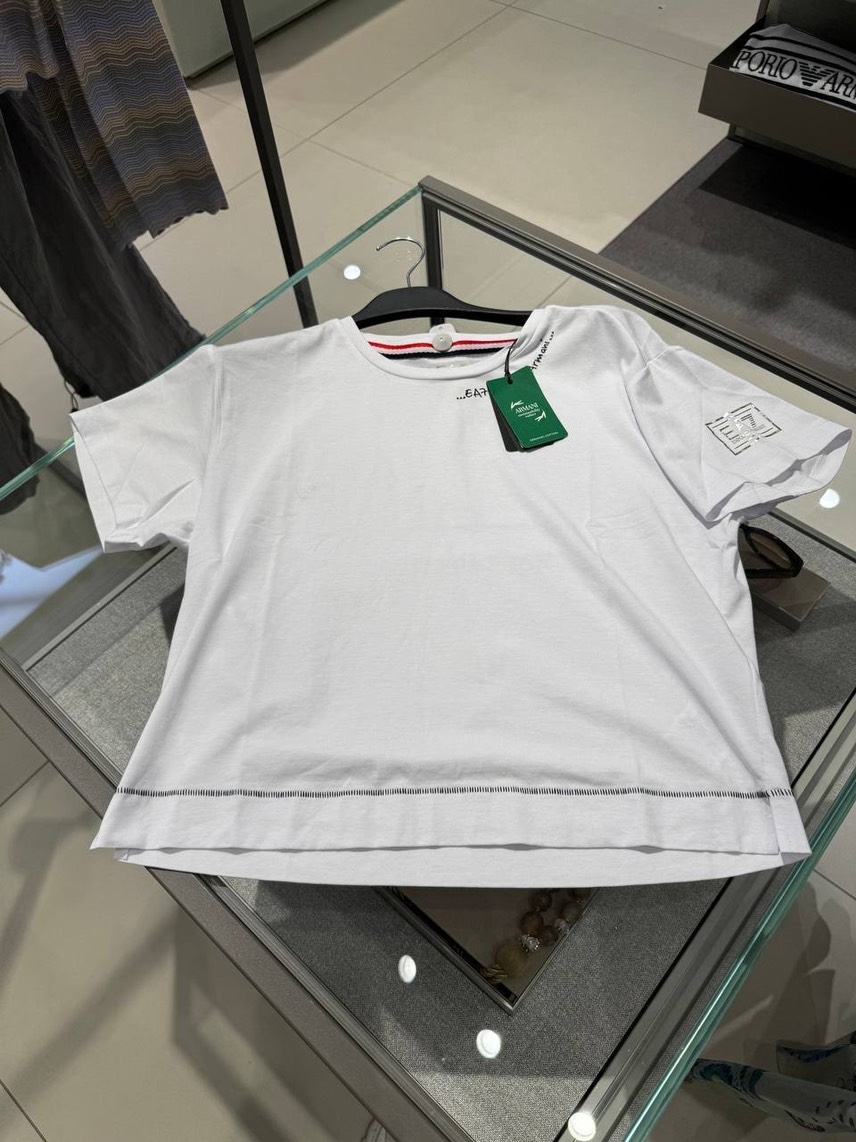 ARMANI EXCHANGE T-shirt and Polo front view - Women's luxury Clothes