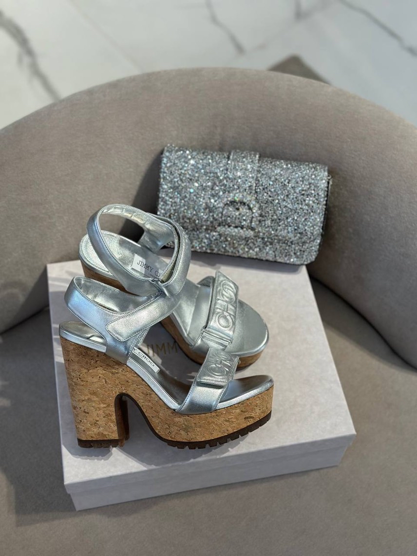 JIMMY CHOO Sandals side view - Women's luxury Shoes