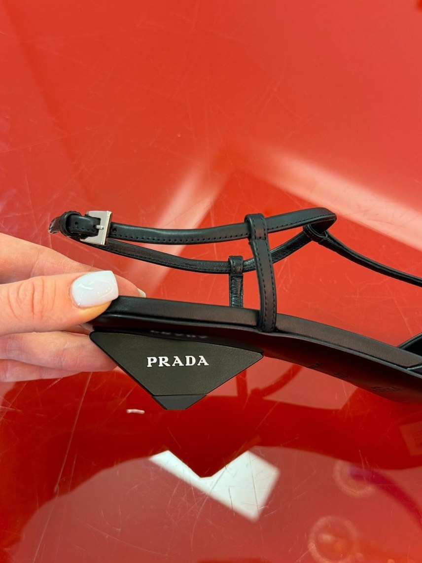 PRADA Sandals side view - Women's luxury Shoes