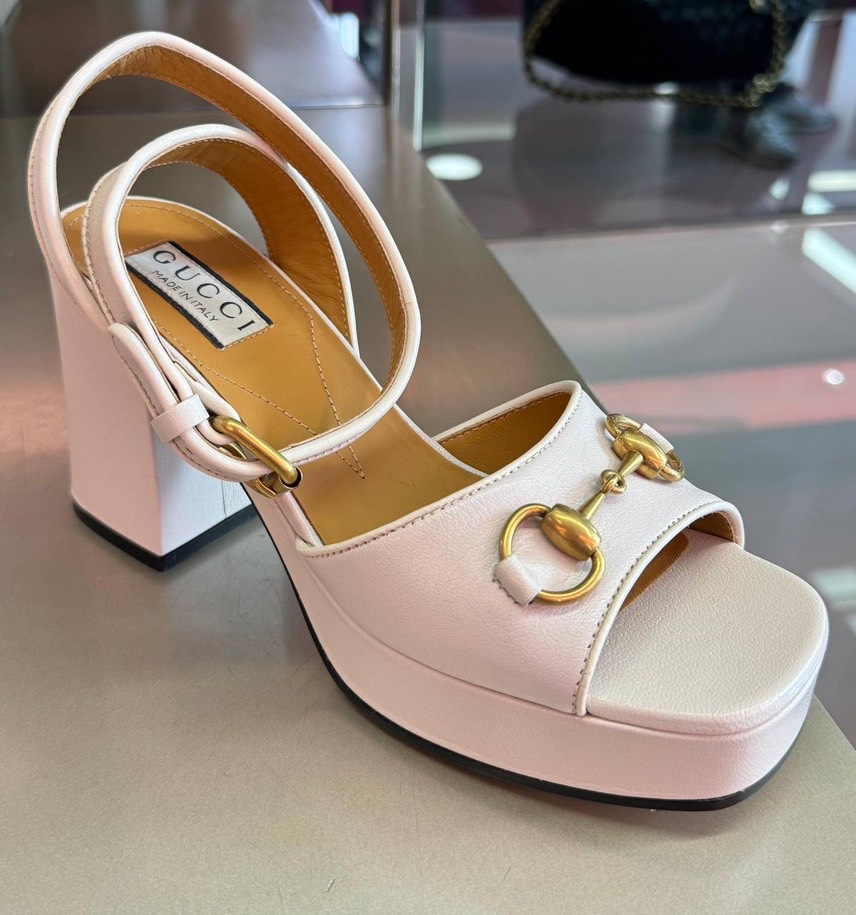 GUCCI Sandals side view - Women's luxury Shoes