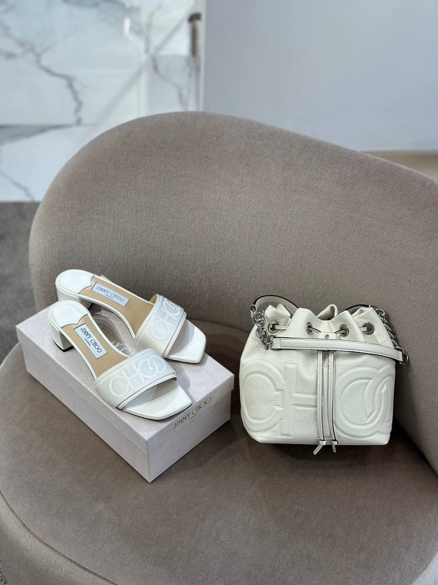 JIMMY CHOO Sandals side view - Women's luxury Shoes