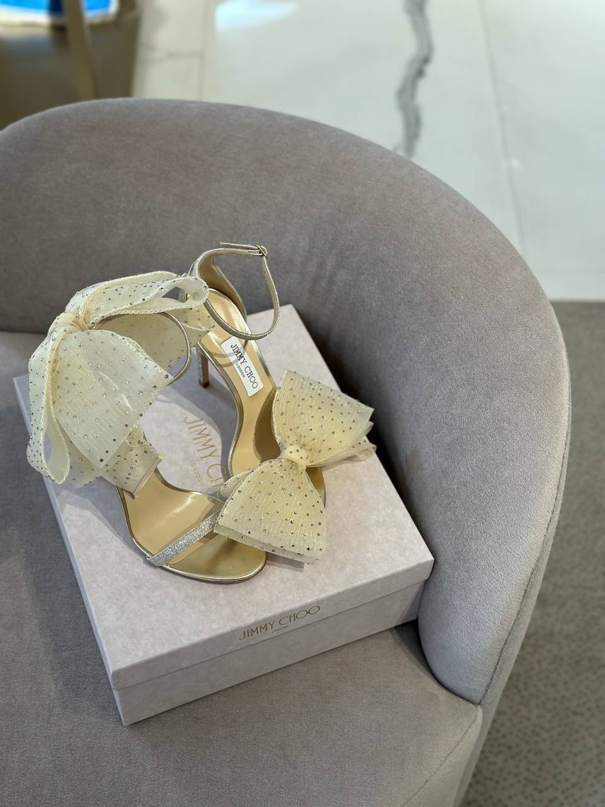 JIMMY CHOO Sandals side view - Women's luxury Shoes