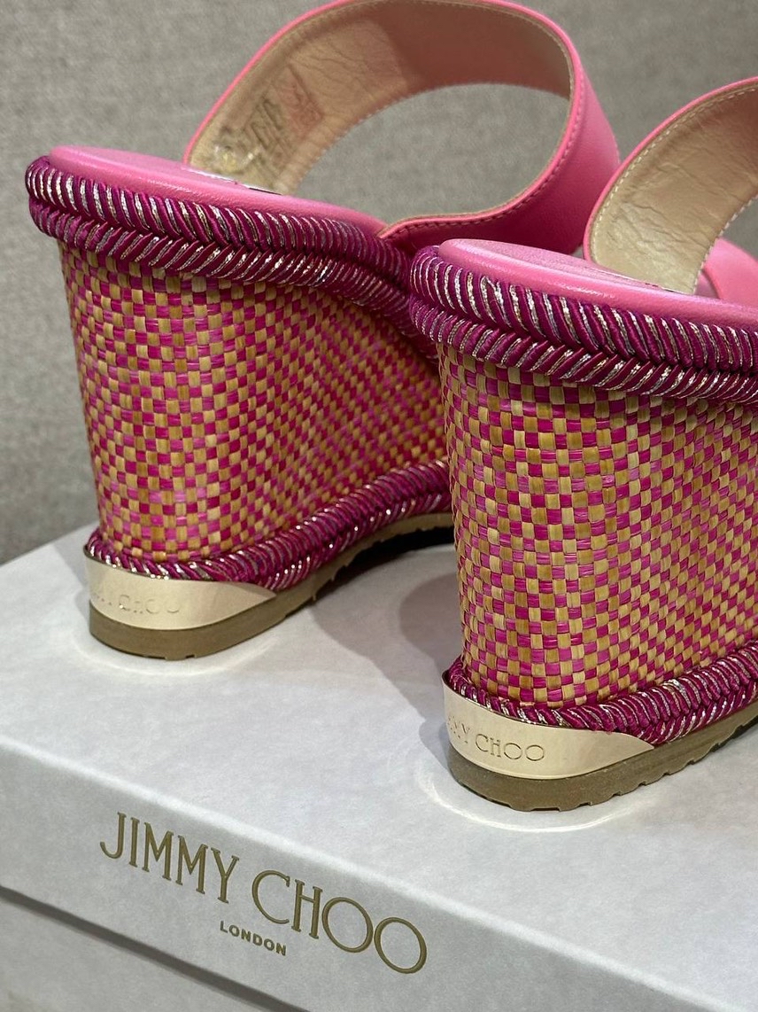 JIMMY CHOO Sandals side view - Women's luxury Shoes