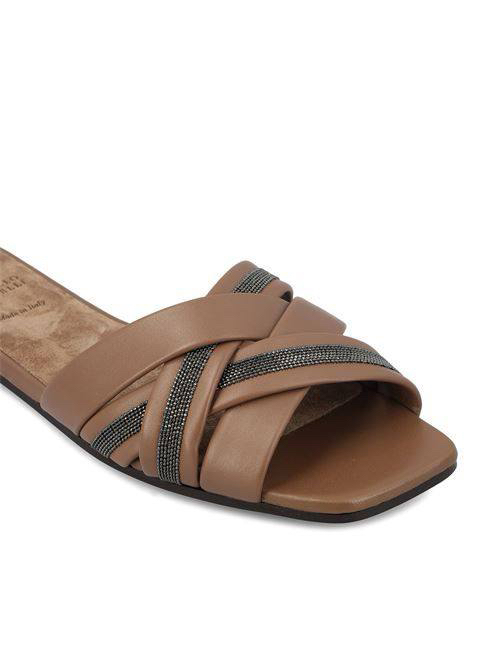 BRUNELLO CUCINELLI Slides side view - Women's luxury Shoes