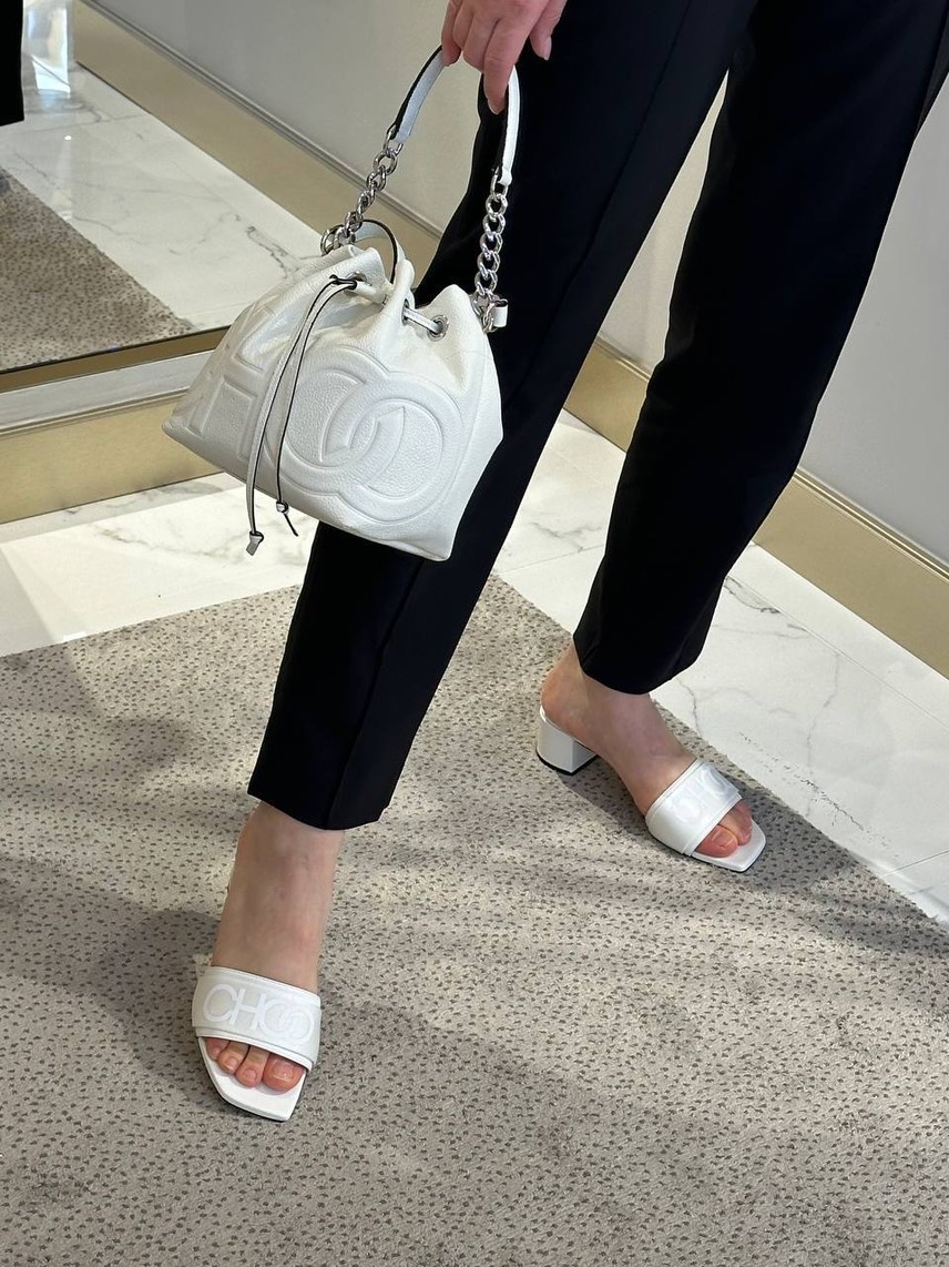 JIMMY CHOO Sandals side view - Women's luxury Shoes