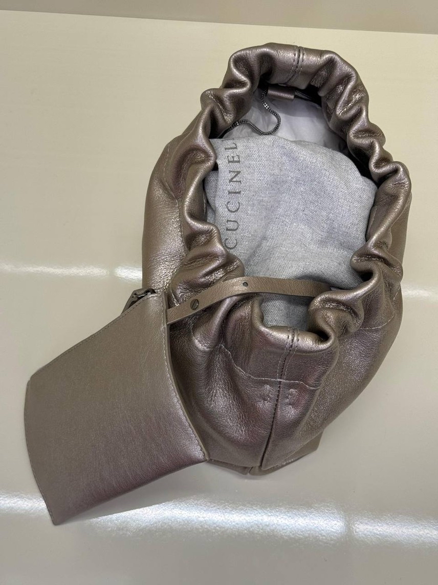 BRUNELLO CUCINELLI Clutch bags side view - Women's luxury Bags