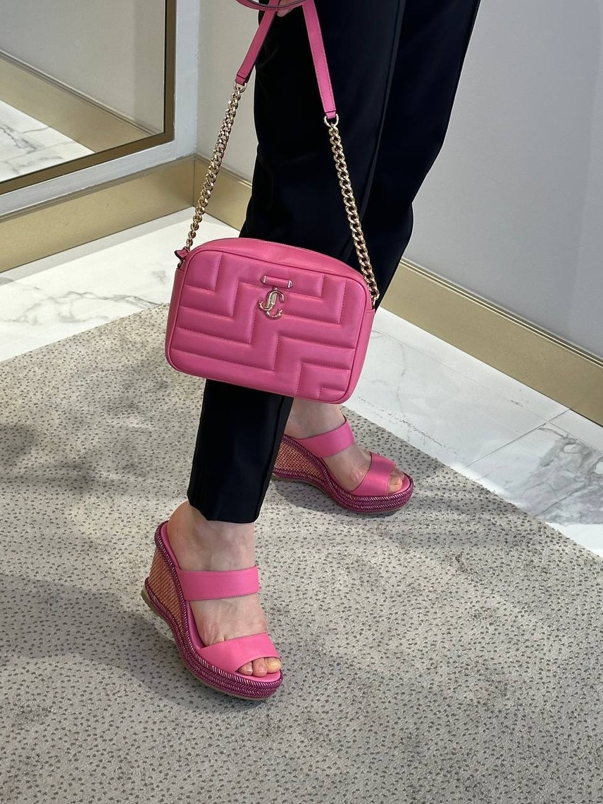 JIMMY CHOO Sandals side view - Women's luxury Shoes
