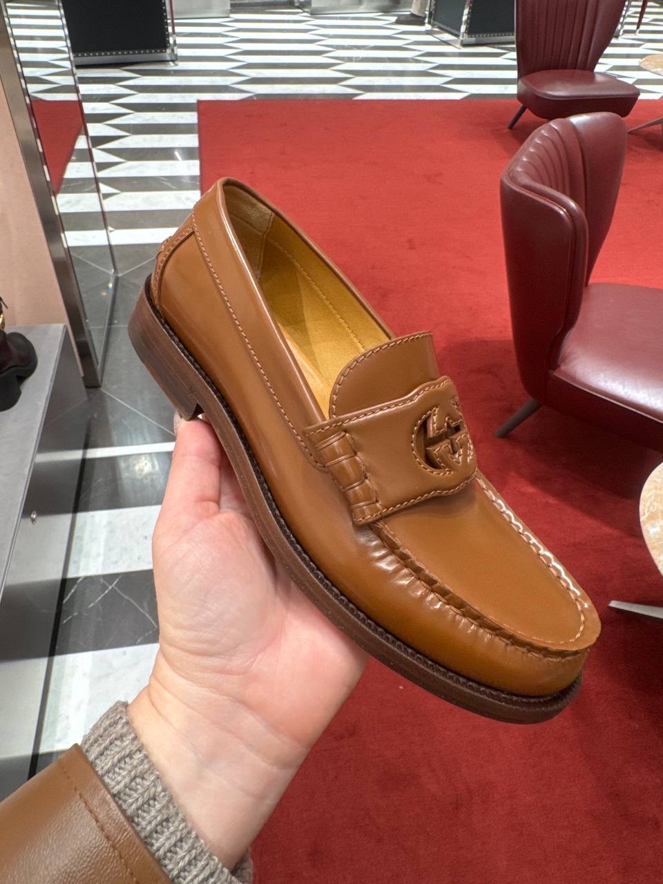 GUCCI Loafers front view - Women's luxury Shoes