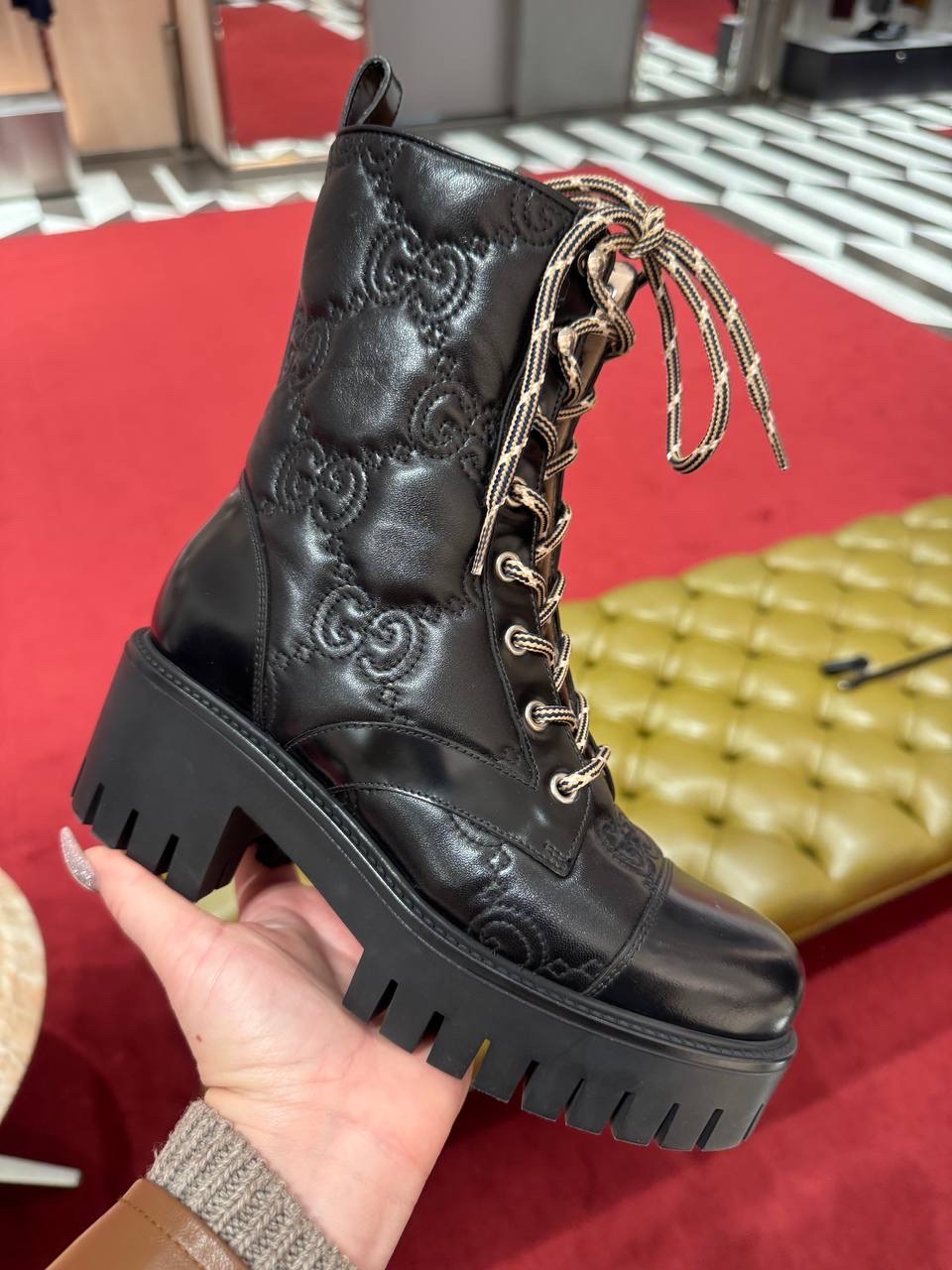 GUCCI Boots front view - Women's luxury Shoes