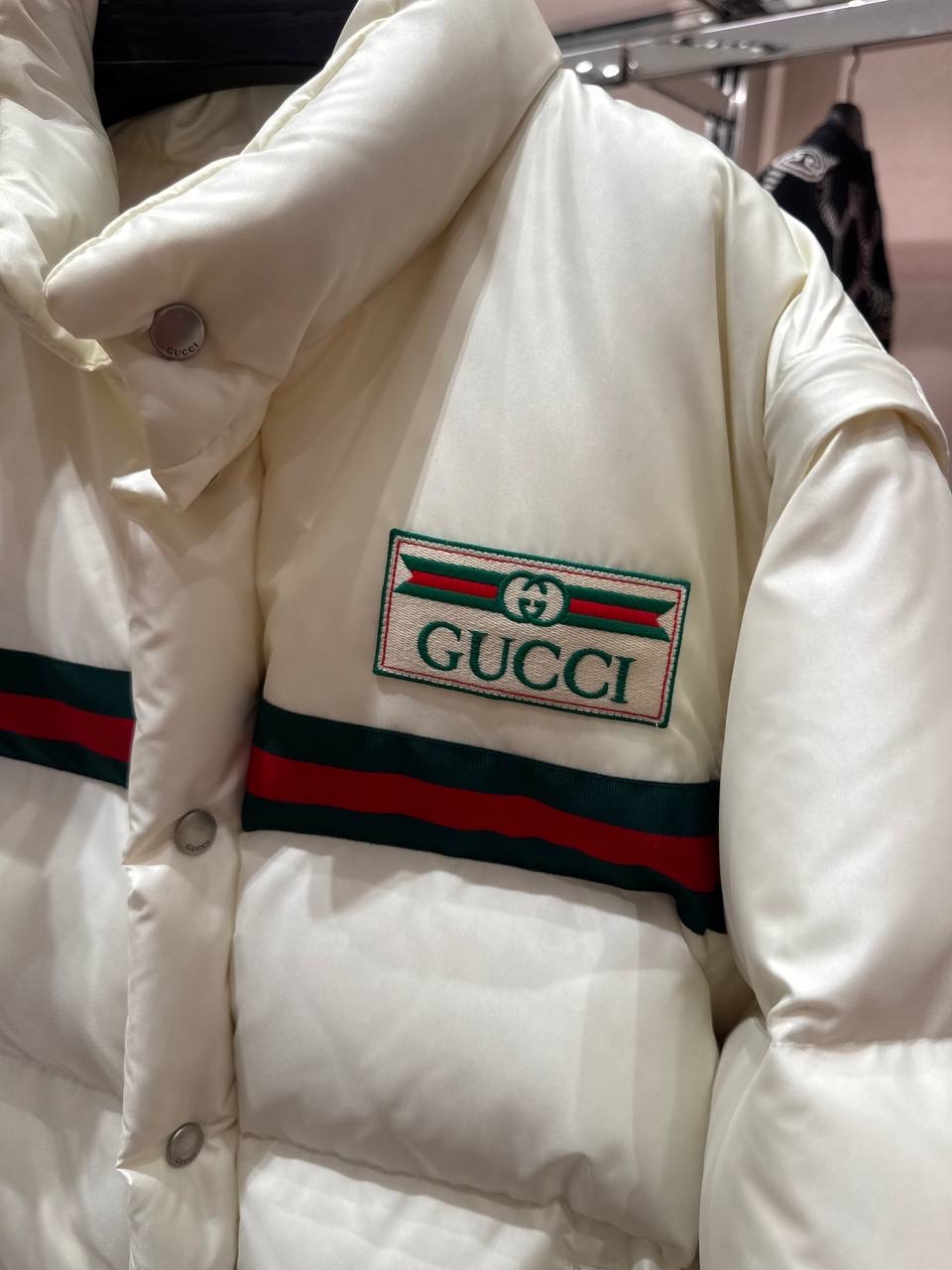 GUCCI Down jacket side view - Women's luxury Clothes