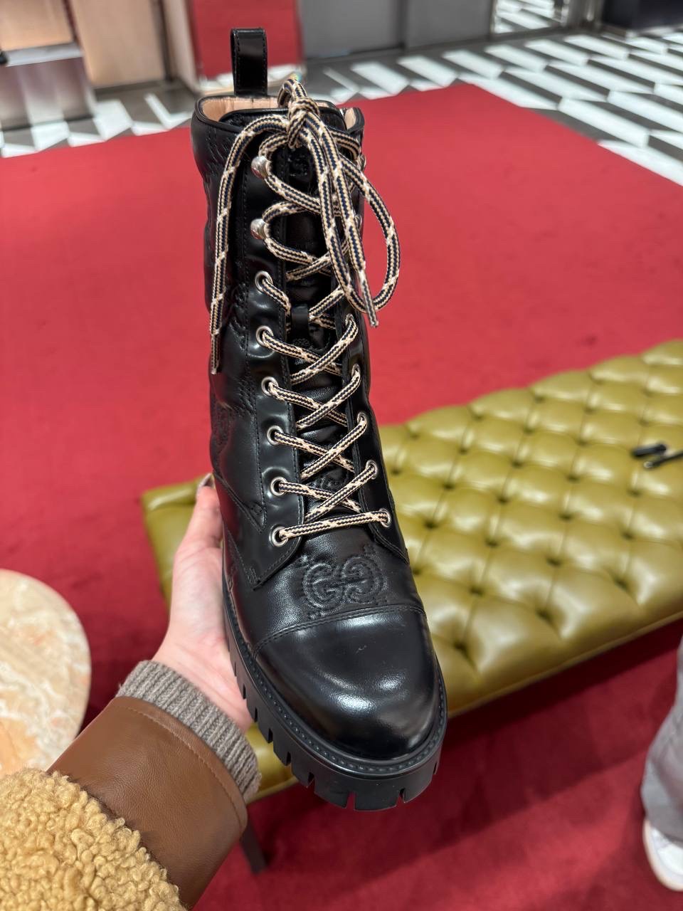 GUCCI Boots side view - Women's luxury Shoes