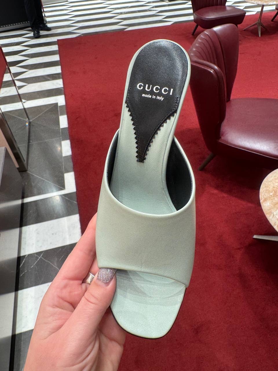 GUCCI Sandals side view - Women's luxury Shoes