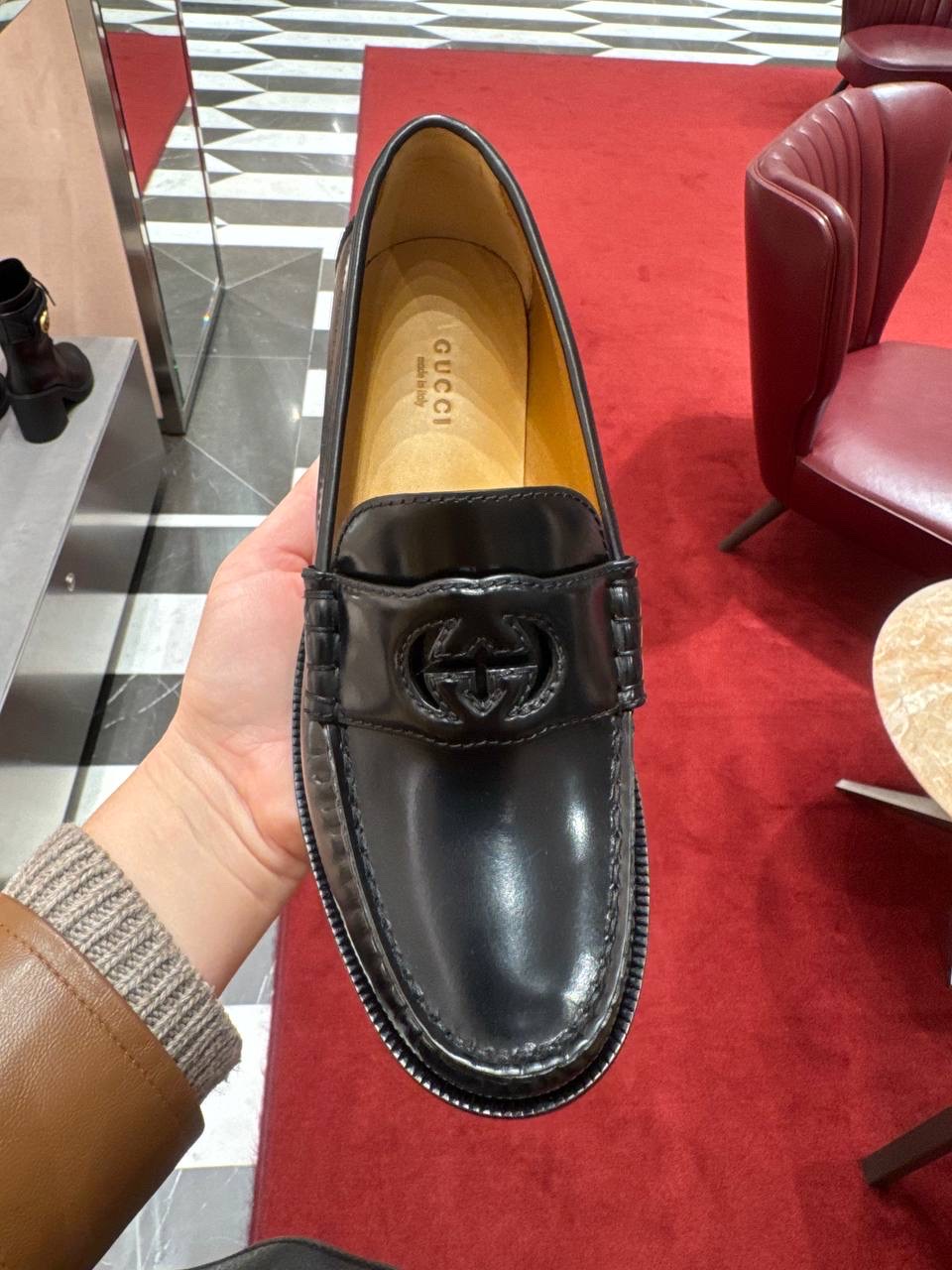 GUCCI Loafers side view - Women's luxury Shoes