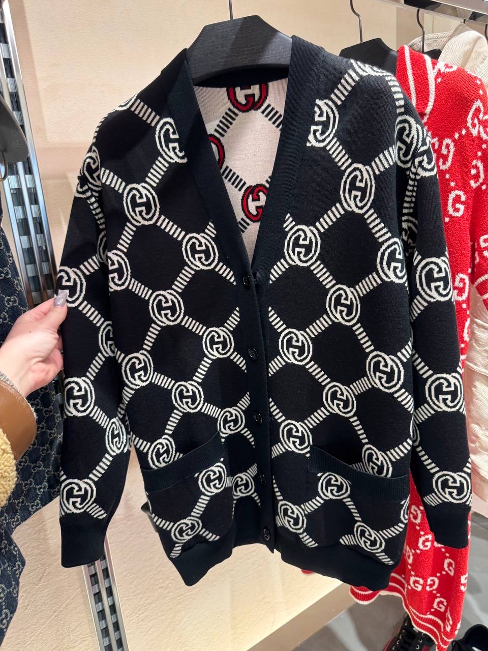 GUCCI Cardigans front view - Women's luxury Clothes