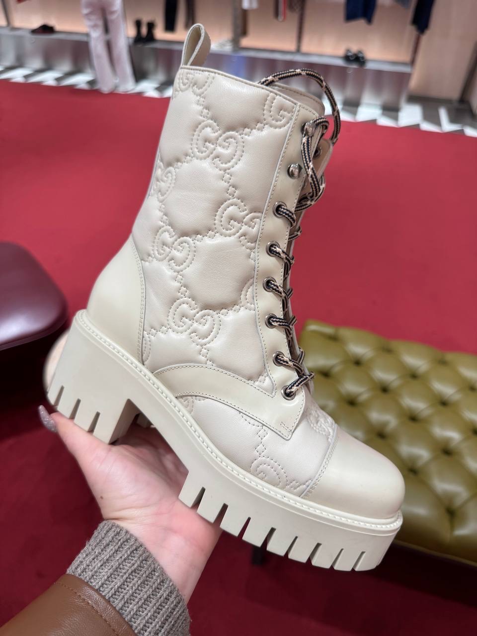 GUCCI Boots front view - Women's luxury Shoes