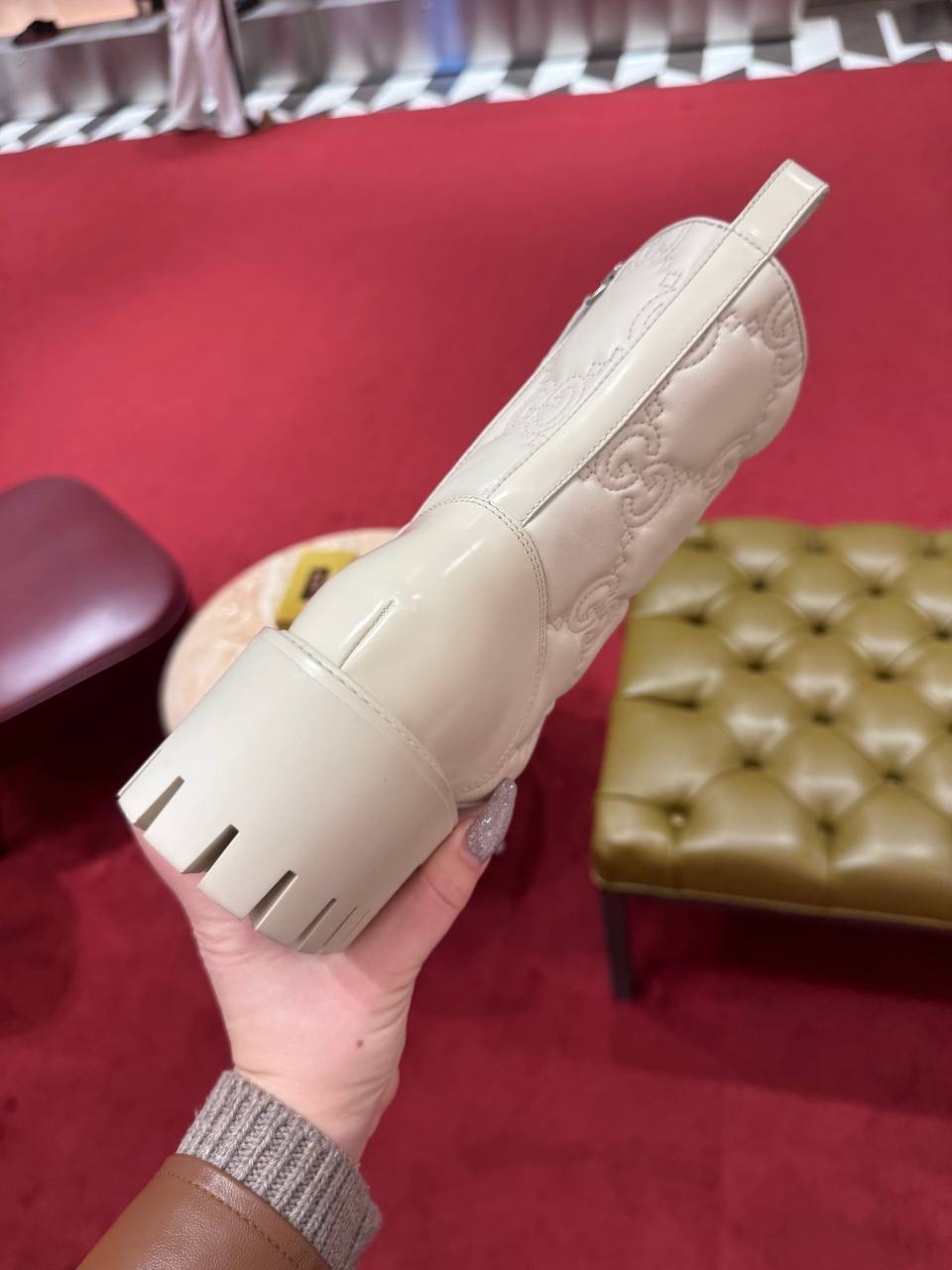 GUCCI Boots side view - Women's luxury Shoes