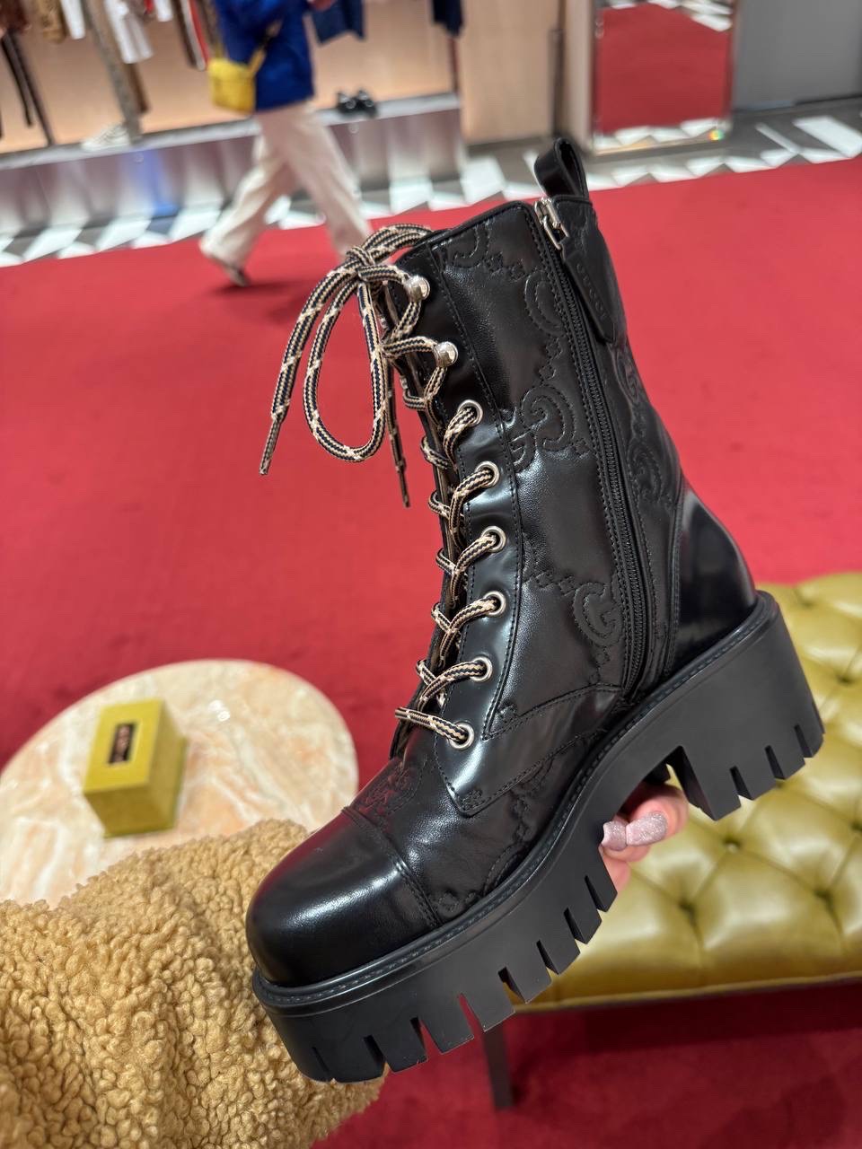 GUCCI Boots side view - Women's luxury Shoes