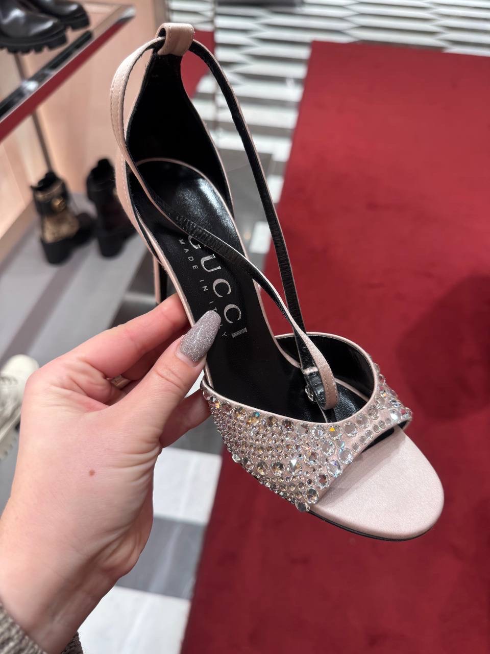 GUCCI Sandals side view - Women's luxury Shoes