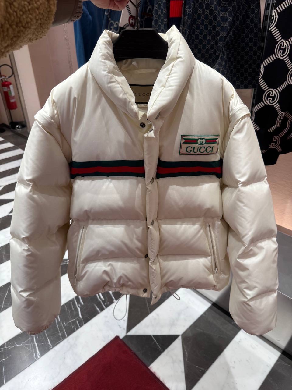 GUCCI Down jacket front view - Women's luxury Clothes