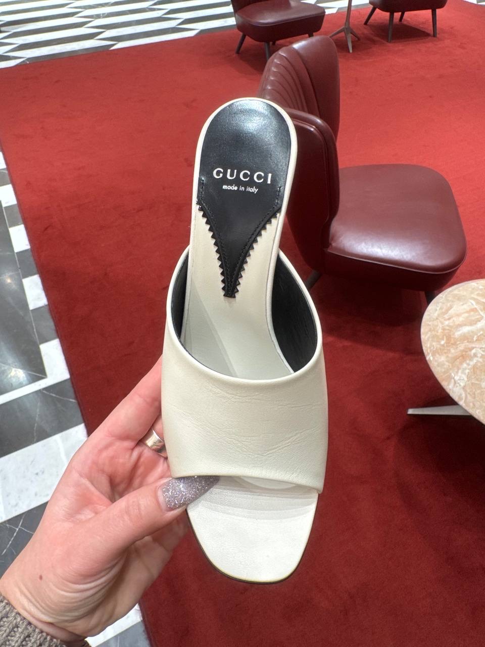 GUCCI Sandals side view - Women's luxury Shoes