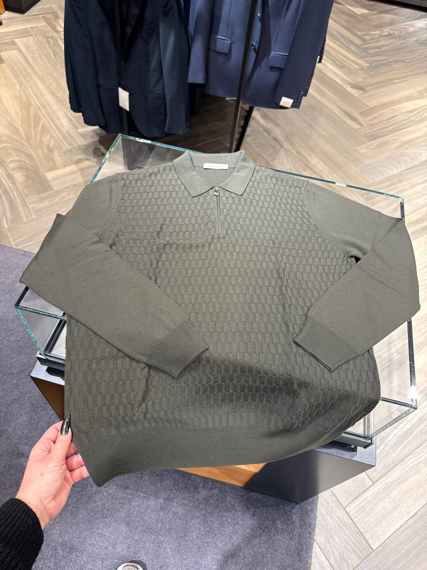 CORNELIANI T-shirt and Polo side view - Men's luxury Clothes