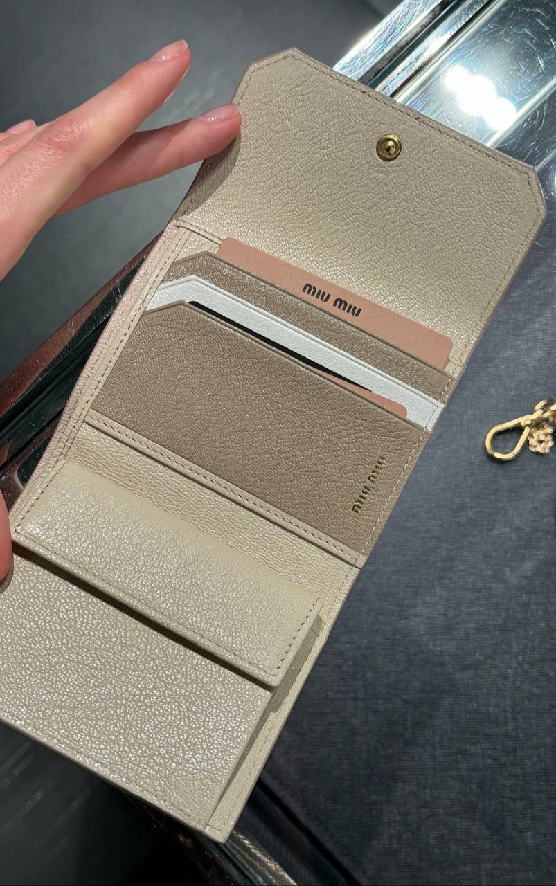 MIU MIU Wallets and small leather goods front view - Women's luxury Accessories