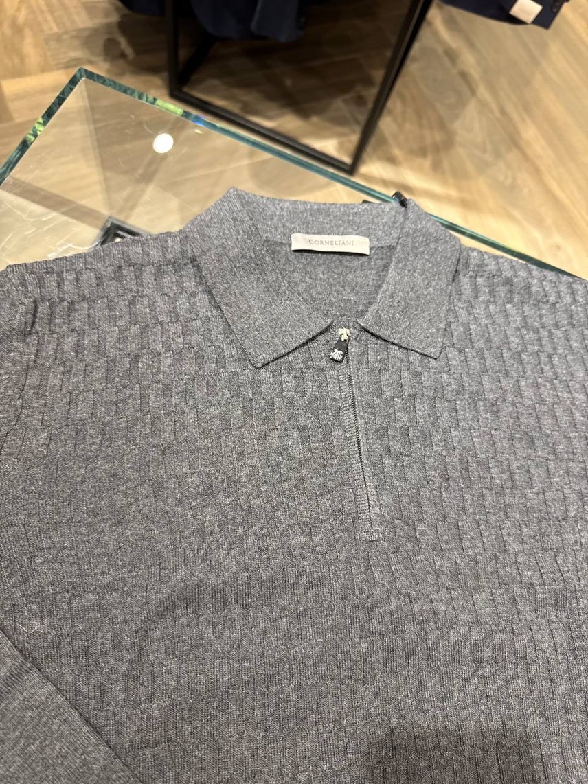 CORNELIANI T-shirt and Polo side view - Men's luxury Clothes